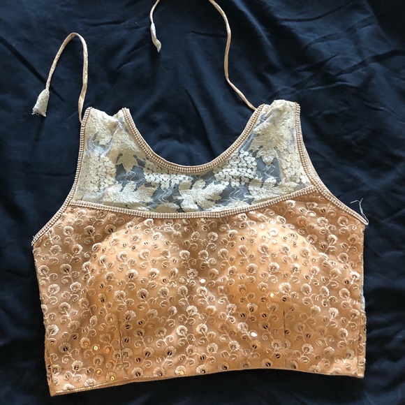 Brand new saree blouse with embellished details - Picture 5 of 6